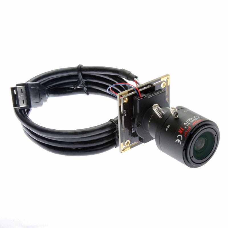 ELP 960P Low Illumination USB Camera Module with 2.8-12mm Varifocal Lens Mini 1.3megapixel Manual Zoom USB Camera for Computer UVC USB2.0 Embedded Video Webcam Board for Close-up Image - Image 1